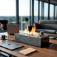 Large Marble Rectangular Fire Pit